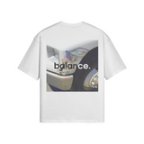 balance white tee