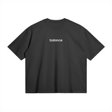 balance black tee