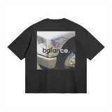 balance black tee